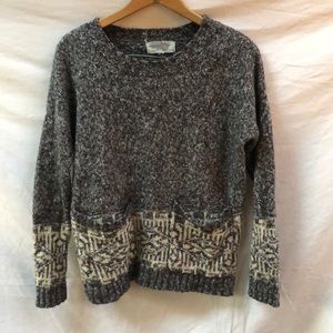 Gray Urban Outfitters sweater with front pockets
